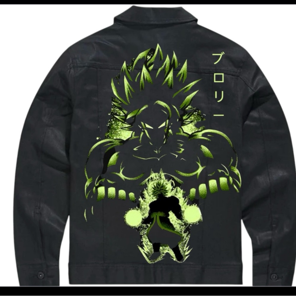 Broly Black Anime Graphic Jacket